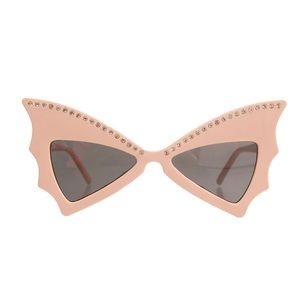 Blush Batwing Statement Shades- LAST PAIR